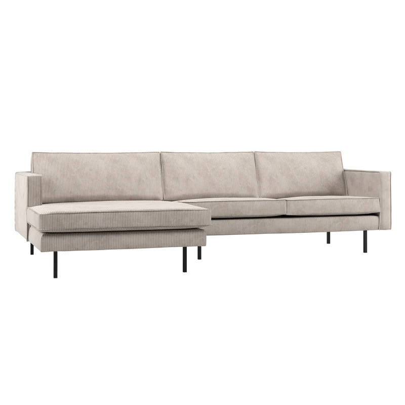 Rodeo chaise longue sofa links cord ecru