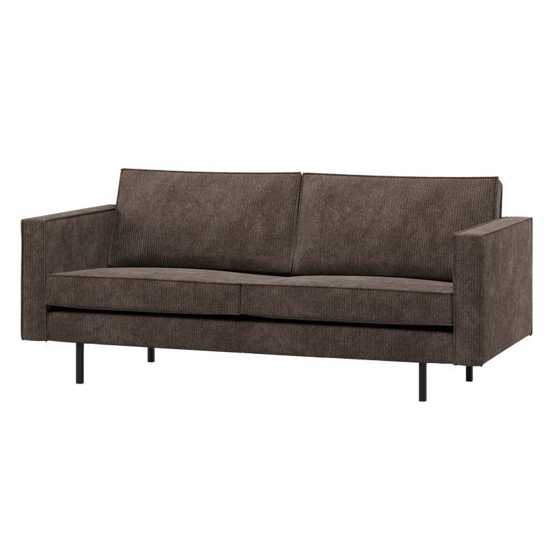 Rodeo 2,5-sitzer sofa cord braun