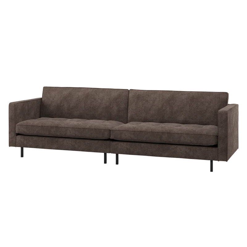 Rodeo classic 3-sitzer sofa cord braun
