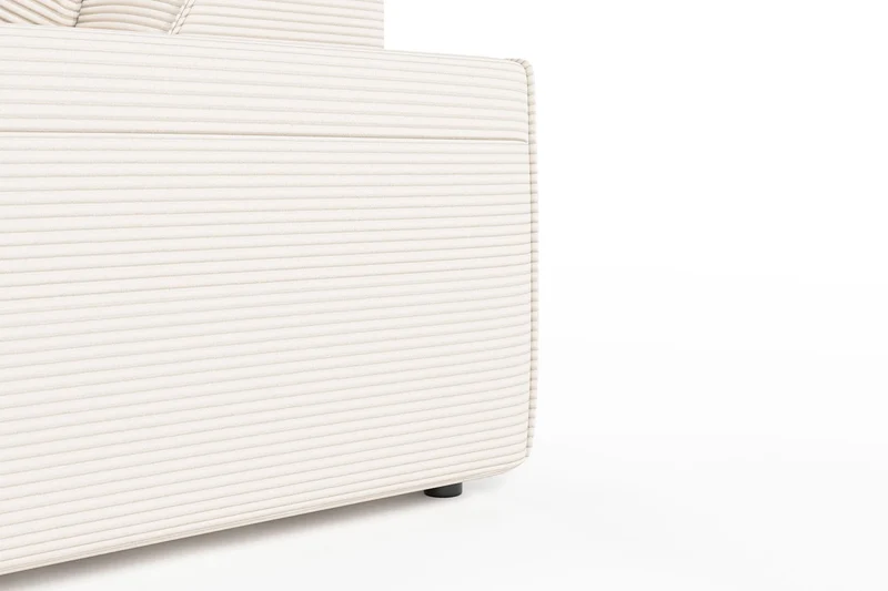 KAWOLA Sofa RANI Ecksofa Cord cremeweiß