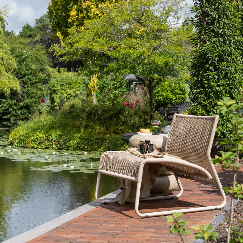 Garten-Loungesessel sand