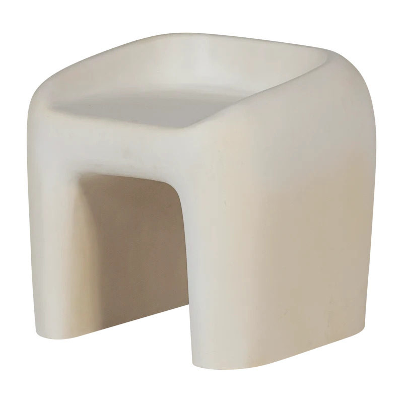 Gartenhocker faserverstärkter Polymer natur