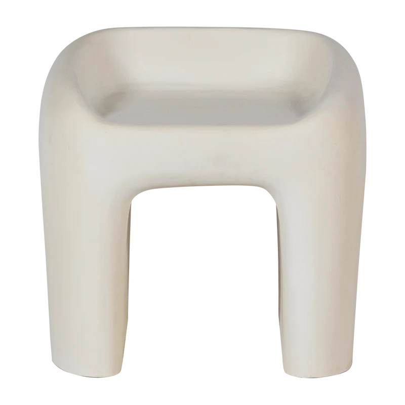Gartenhocker faserverstärkter Polymer natur