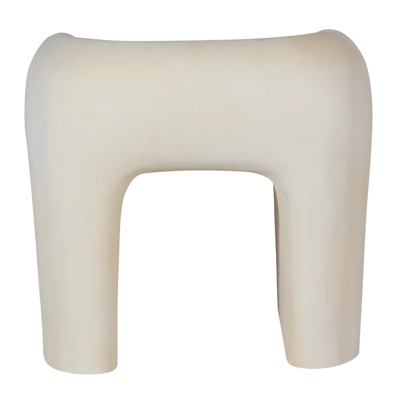 Gartenhocker faserverstärkter Polymer natur