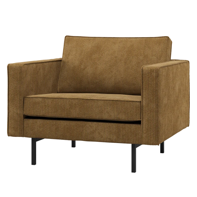 Rodeo sessel cord honiggelb