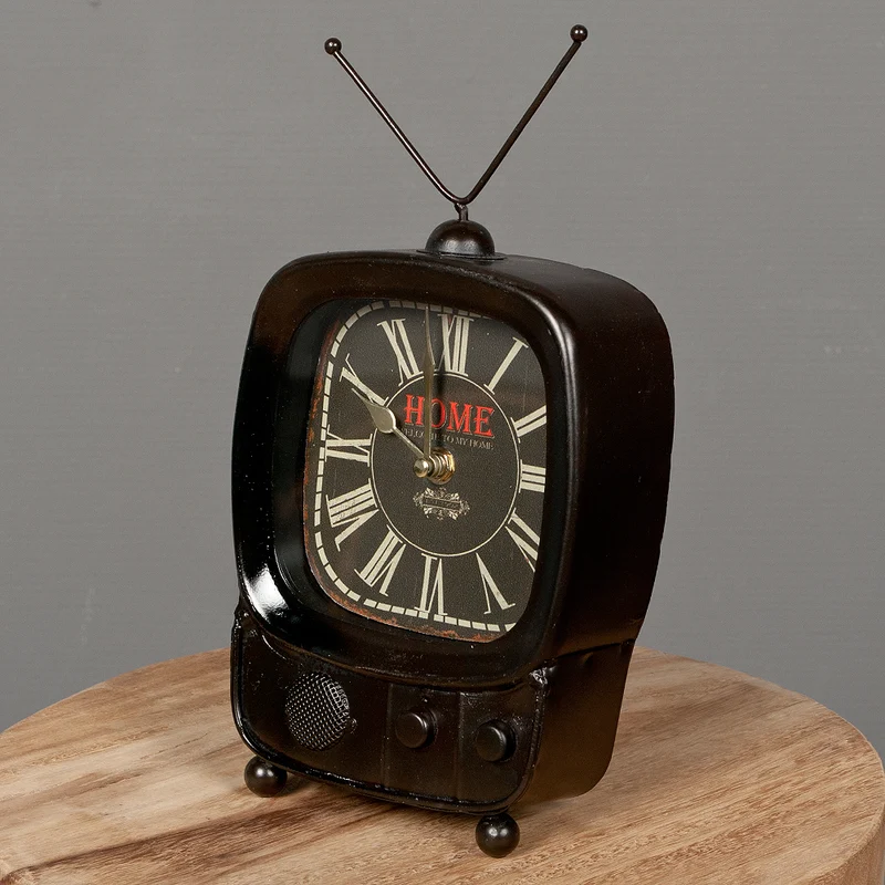 Originelle Vintage Tischuhr TIWI 30cm Retro Design