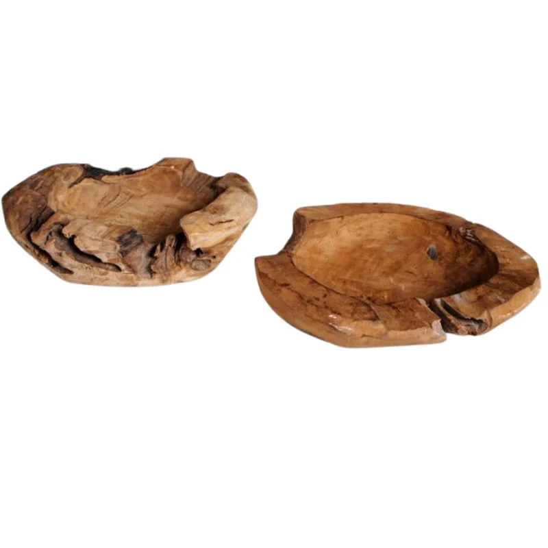 Schale PREMIUM BOWL Ø ca.: 20cm aus massivem Teak-Wurzelholz