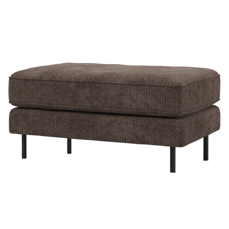 Rodeo hocker auf beinen cord braun