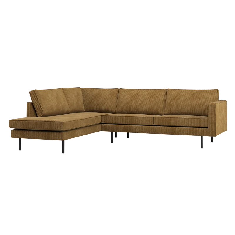 Rodeo ecksofa links cord honiggelb
