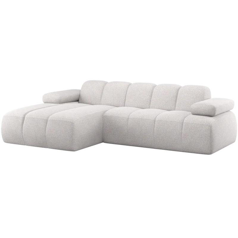 Mojo chaise longue bank links bouclé ecru melange
