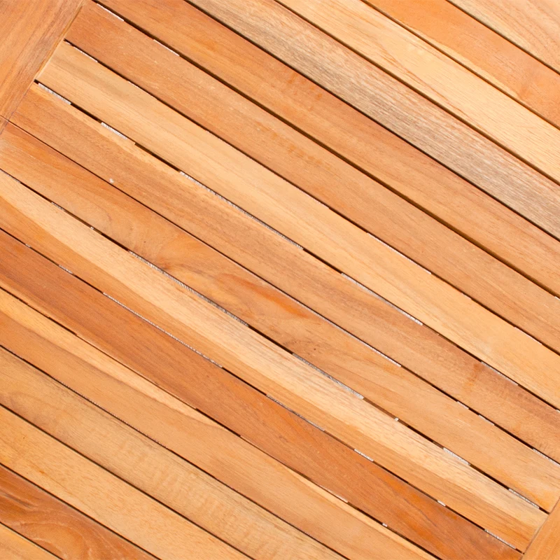 Teak Klapptisch KURSI ca. D50cm Natural
