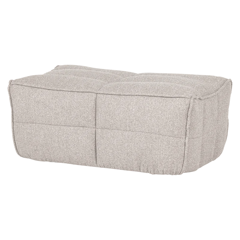Cluster hocker bouclé sand beige