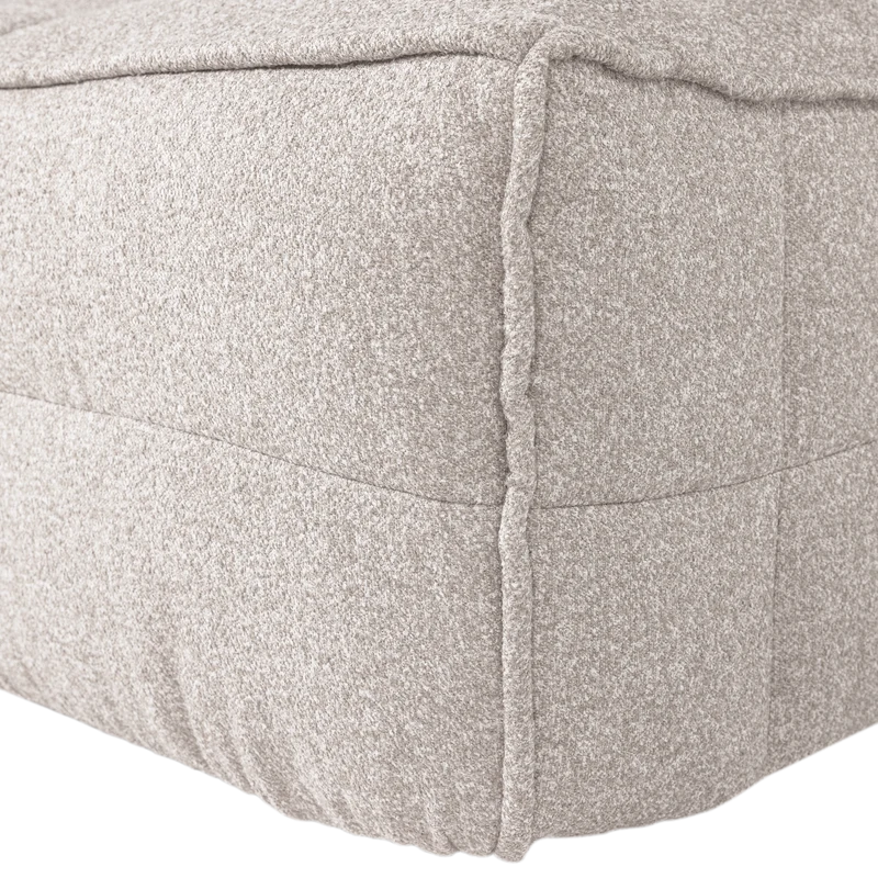 Cluster hocker bouclé sand beige