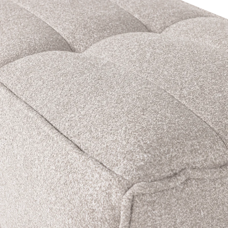 Cluster hocker bouclé sand beige