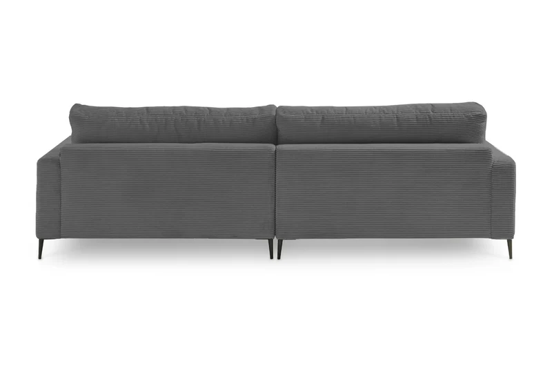 KAWOLA Ecksofa CARA Sofa Cord grau