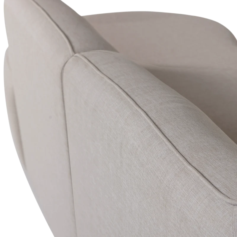 Garten-Lounge-Set organisch natur links
