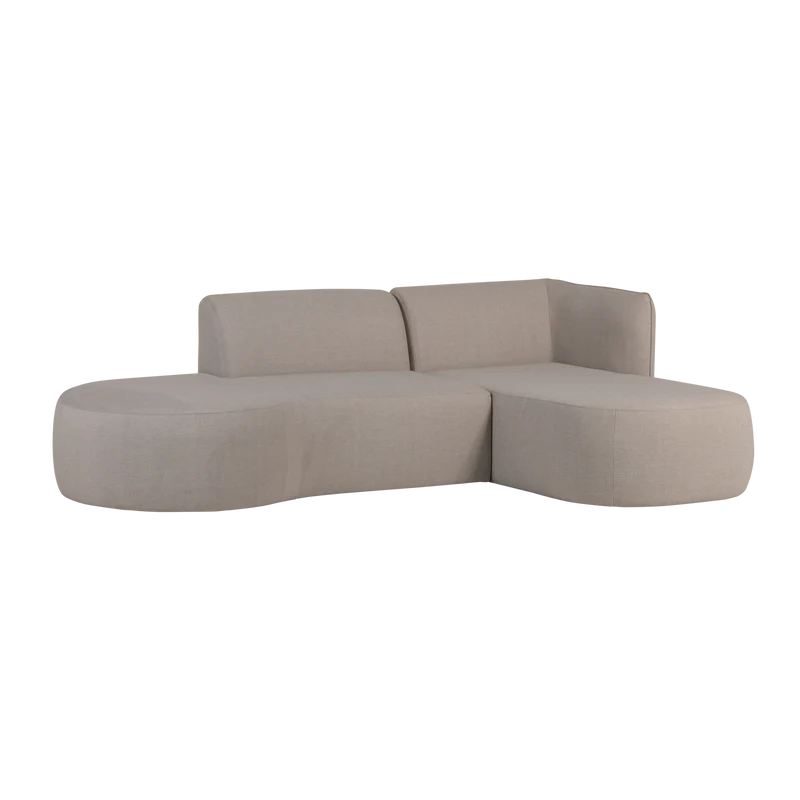 Garten-Lounge-Set organisch natur rechts