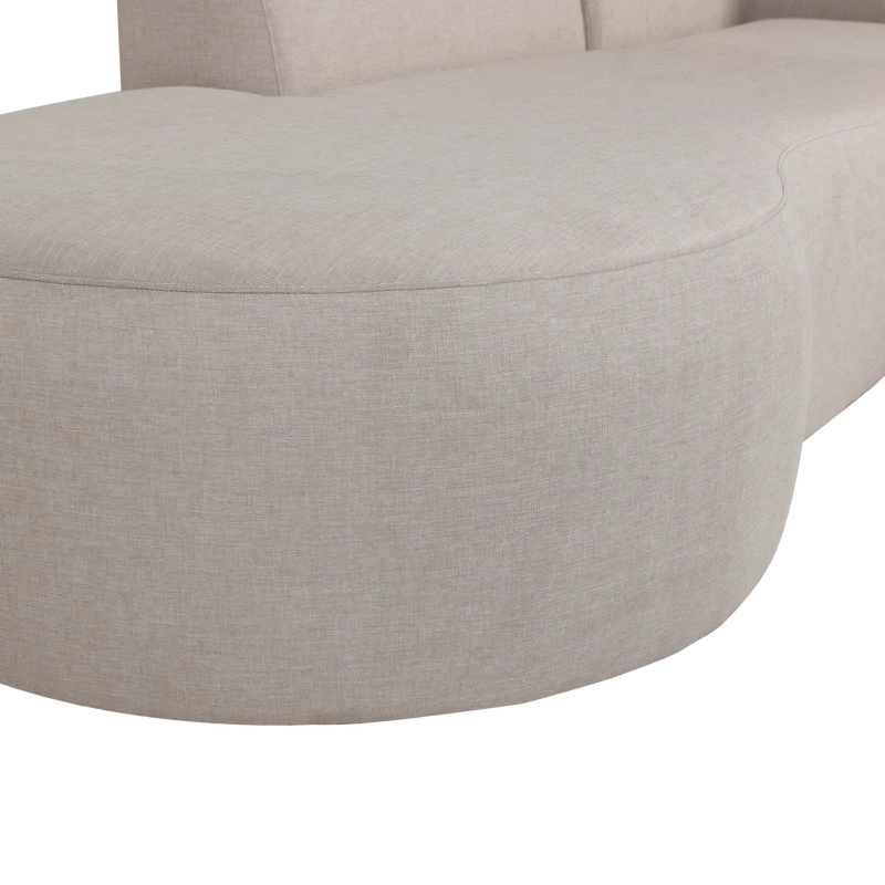 Garten-Lounge-Set organisch natur rechts