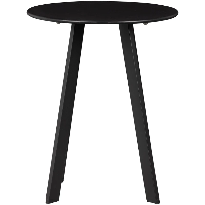 Fer garten beistelltisch ø40 cm metall schwarz
