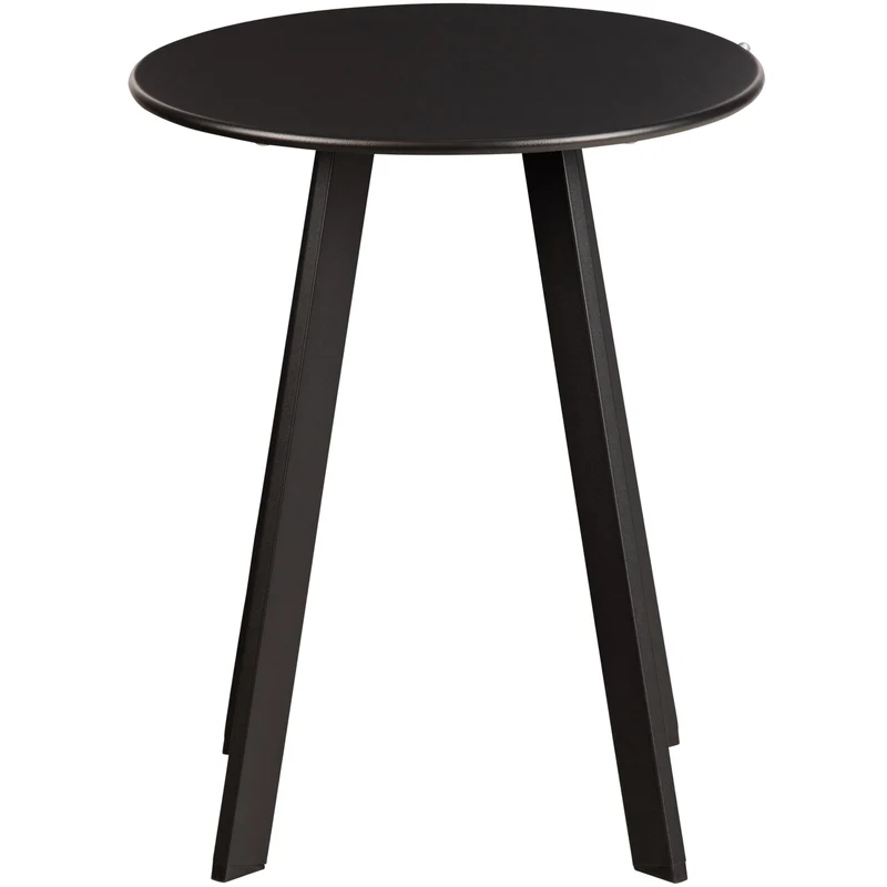 Fer garten beistelltisch ø40 cm metall schwarz