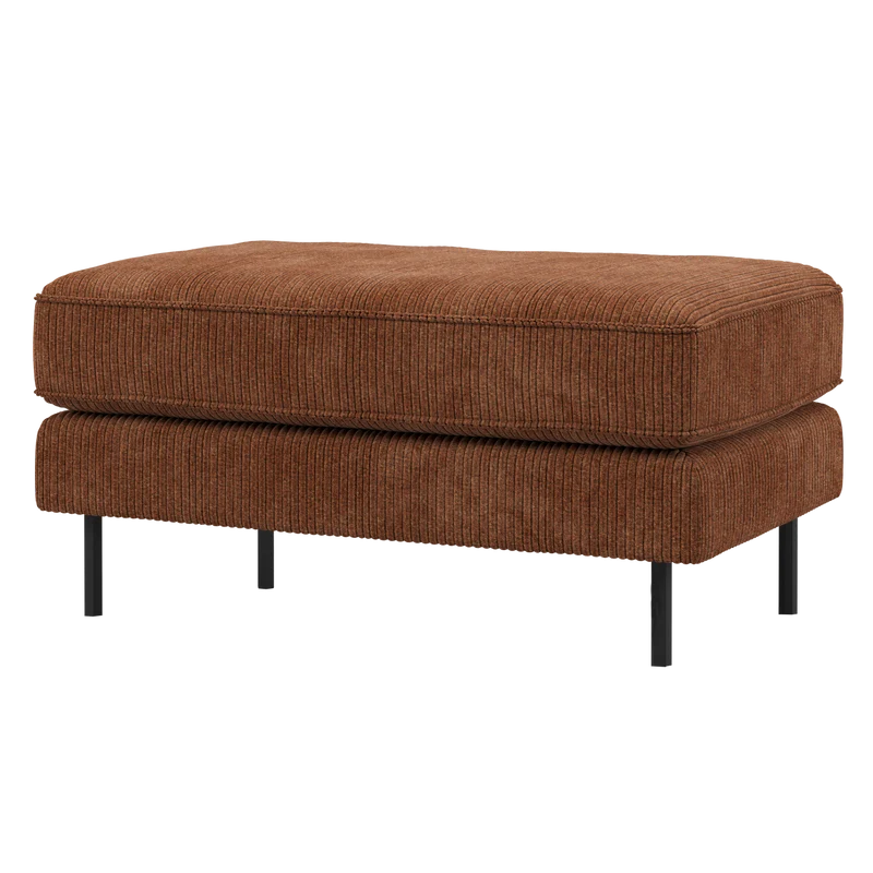 Rodeo hocker auf beinen cord rostbraun