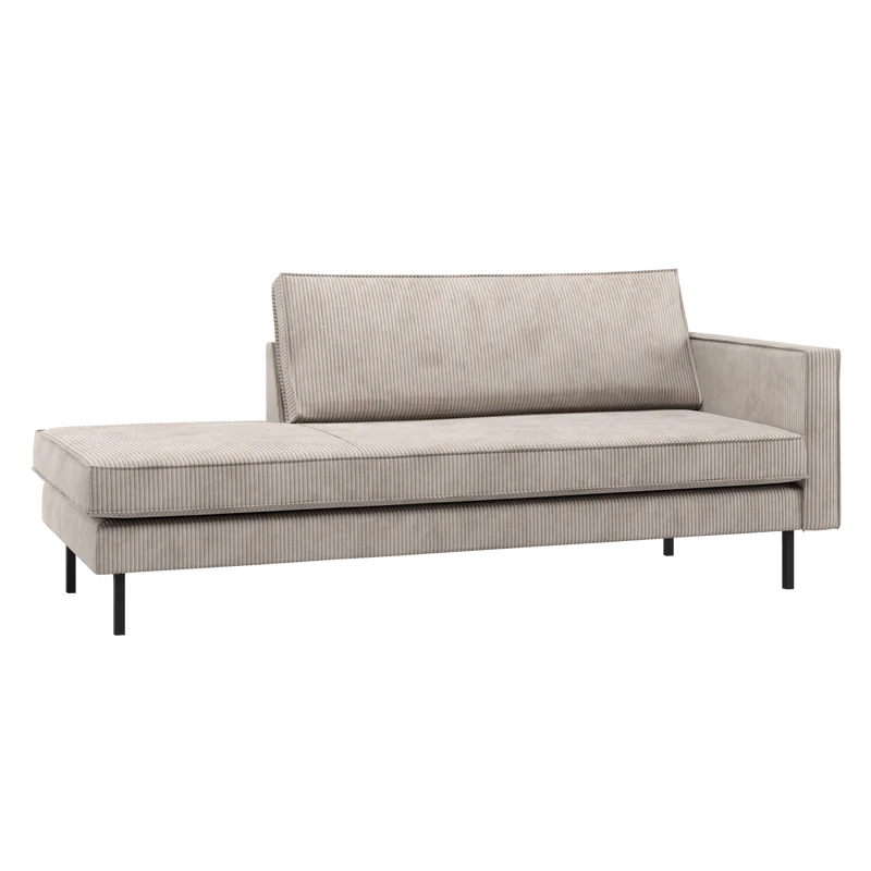 Rodeo daybed rechts cord ecru