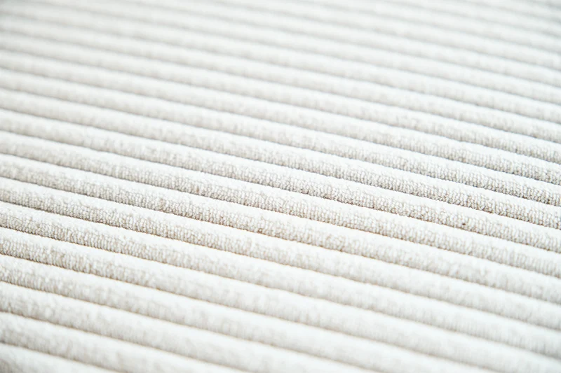 KAWOLA Hocker WIOLO SOFT Sitzelement für Modulsofa Cord cremeweiß