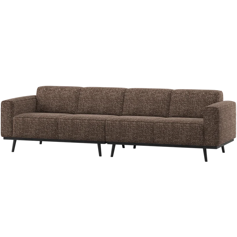 Statement 4-sitzer sofa 280 cm braun melange