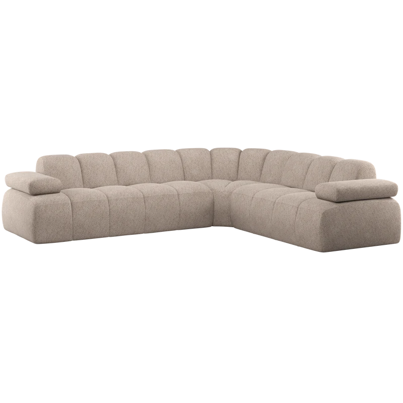 Mojo ecksofa rechts dunkel sand