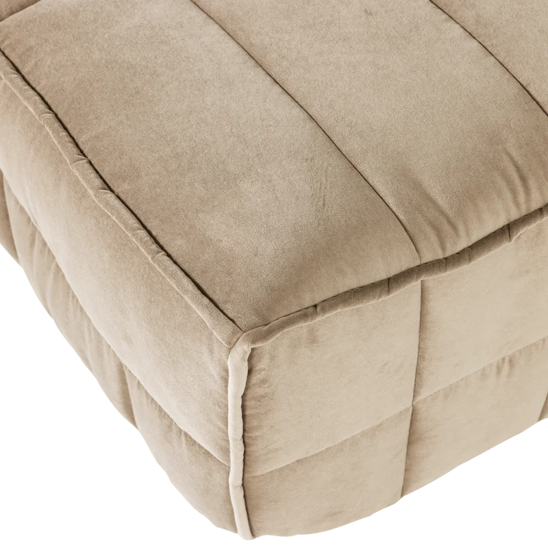 Cluster hocker samt soft beige