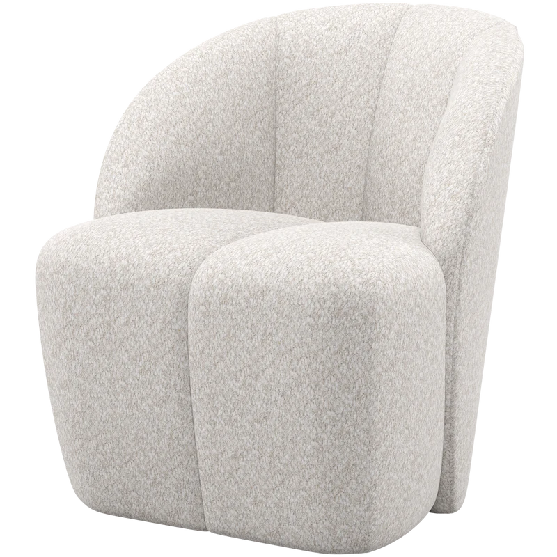 Mojo drehfauteuil wollig ecru