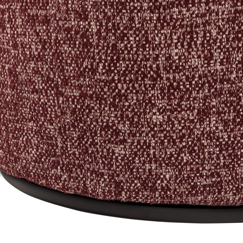 Serra drehfauteuil bordeauxrot melange