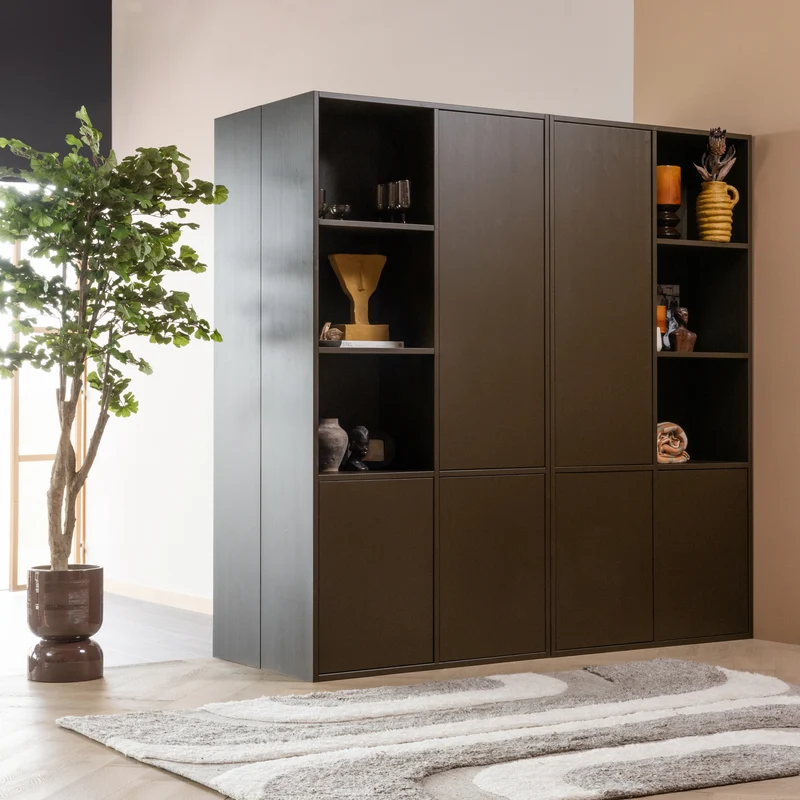 Meggy ablageschrank links 108 cm kiefer mittelbraun