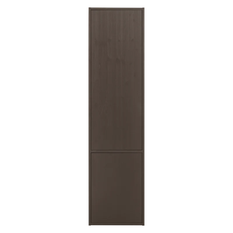 Meggy schmaler ablageschrank 55 cm kiefer mittelbraun