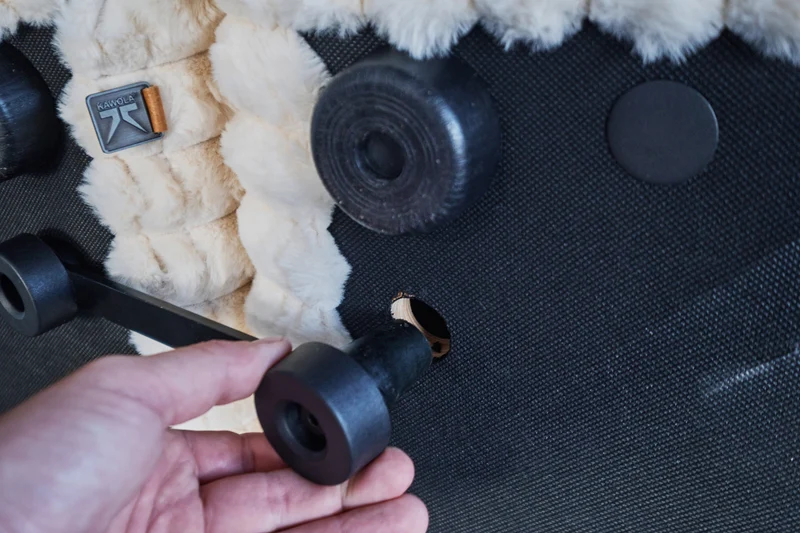 KAWOLA Modulsofa WIOLO SOFT 4 Module 4 Rückenkissen Weicher Breitcord cremeweiß