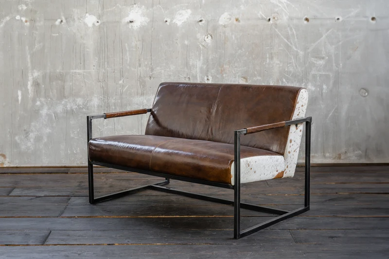 KAWOLA Sofa LIANO Vintage Leder braun