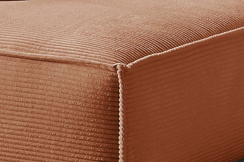 KAWOLA Sofa SAMU Ecksofa Cord rost