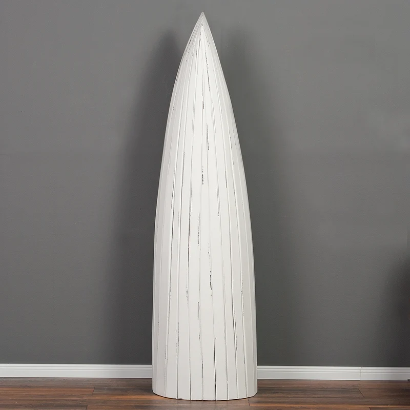 Massivholz Weinregal VINO ca. H200cm Antique-White Bootsregal