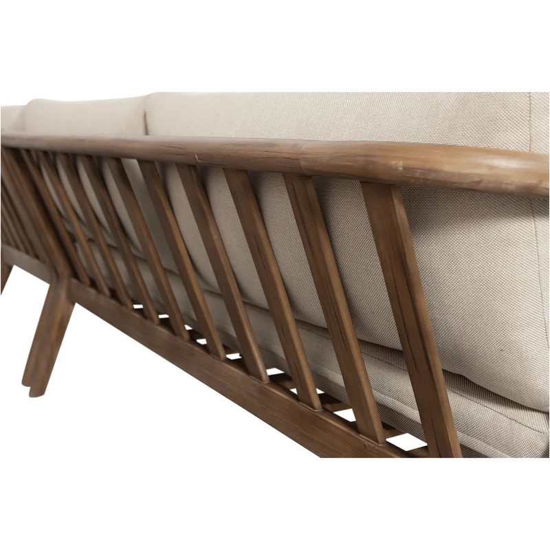 Biam loungeset garten akazienholz natur/sand