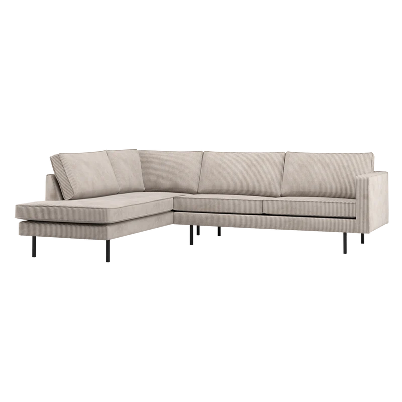 Rodeo ecksofa links cord ecru