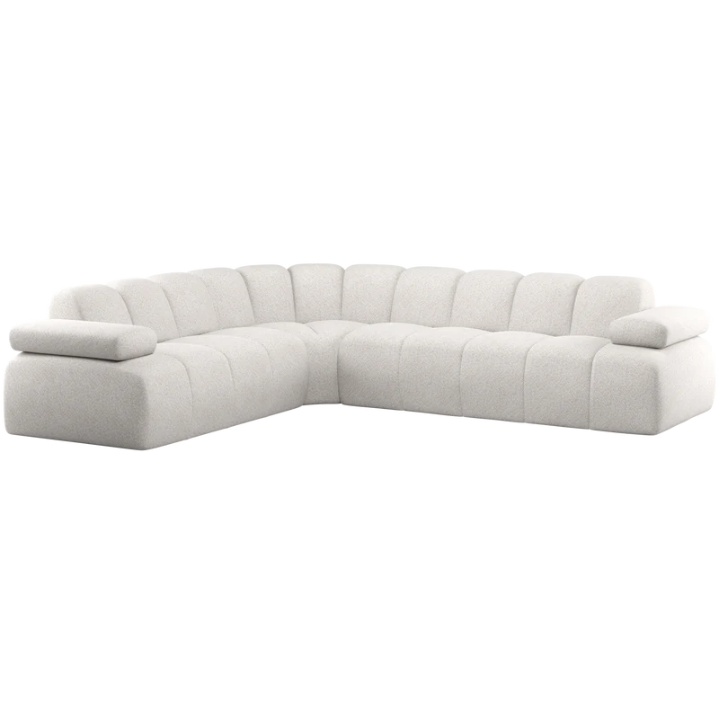 Mojo ecksofa links wollig ecru