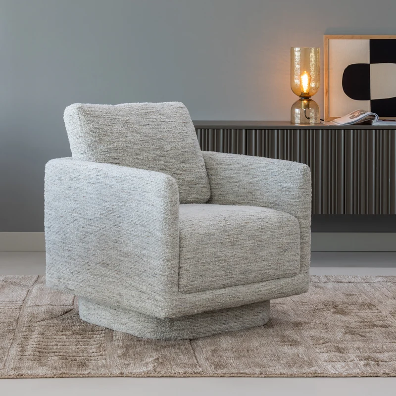 Oska drehfauteuil natur melange