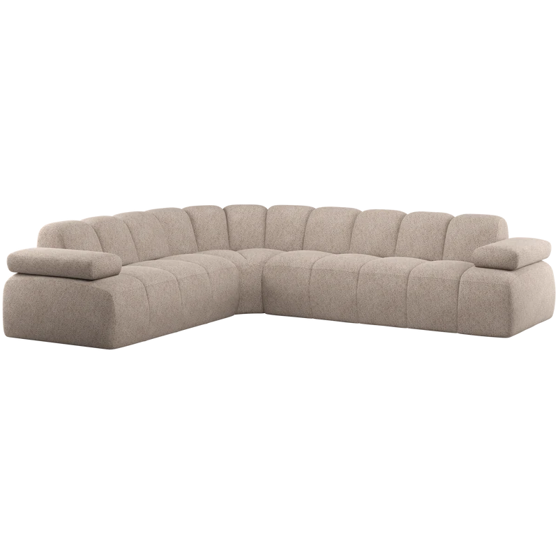 Mojo ecksofa links dunkel sand