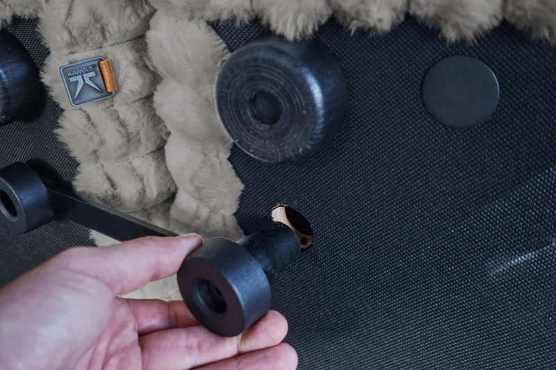 KAWOLA Modulsofa WIOLO SOFT 4 Module 4 Rückenkissen Weicher Breitcord grau