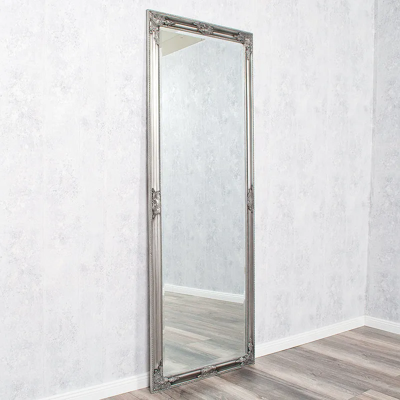 Spiegel BESSA barock silber-antik 180x70cm