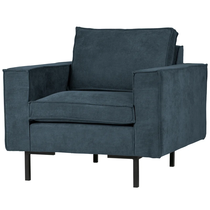 Arwin Sessel Stahlblau