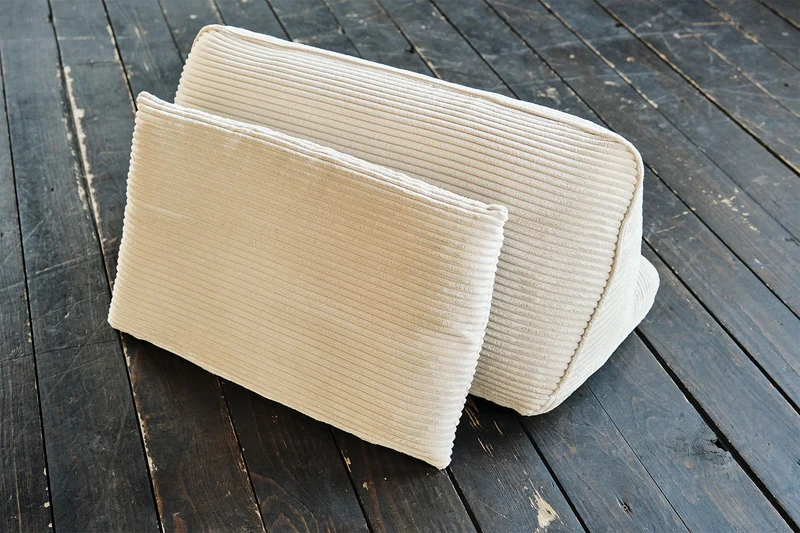 KAWOLA Modulsofa WIOLO SOFT 2 Module 2 Rückenkissen Cord cremeweiß