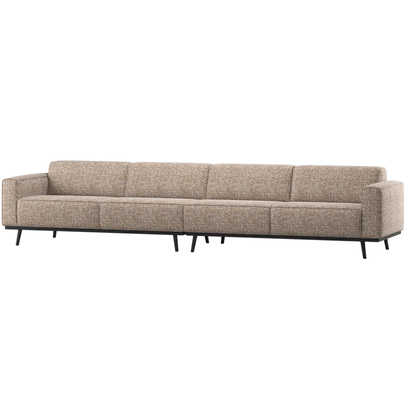 Statement XL 4-sitzer sofa 372 cm hellbraun melange