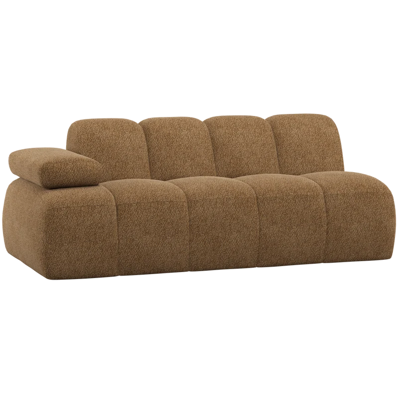 Mojo 2-sitzer element arm links wollig honiggelb