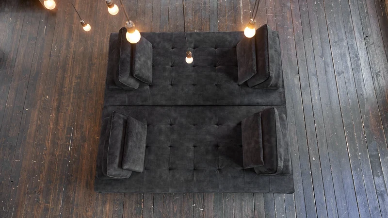 KAWOLA Sofa WIOLO Ecksofa velvet anthrazit